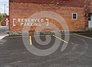 Reserved Parking