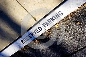 Reserved parking