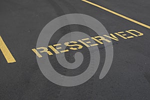 Reserved Parking Spot