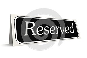 Reserved sign