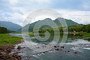 Reservoir Chemal hydroelectric power station