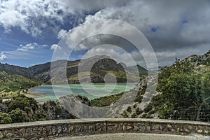 drinking water intake for the entire island of mallorca in spain photo