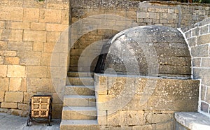 Reservoir in the Naryn-Kala fortress. Derbent