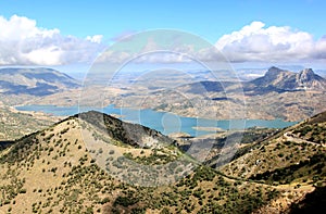 Reservoir near Zahara de la Sierra, Andalusia photo