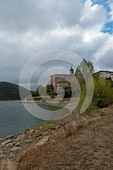 The reservoir of ullibarri-gamboa in Ãlava, Basque Country