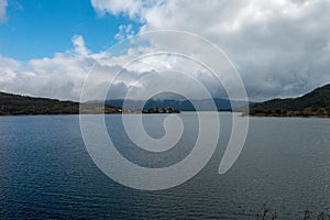 The reservoir of ullibarri-gamboa in Ãlava, Basque Country