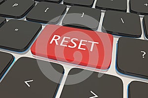 Reset Computer Keyboard Key Button