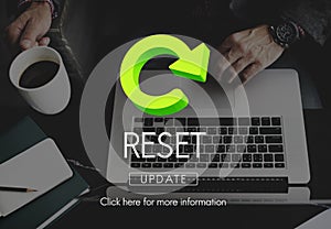 Reset Restart Back Beginning Concept