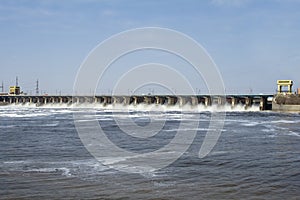 Reset of water on hidroelectric power station