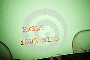 Reset your mind phrase