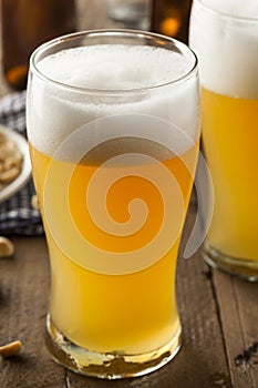 Resfreshing Golden Lager Beer