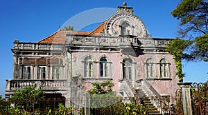 residencial area of small portuguese town fermela