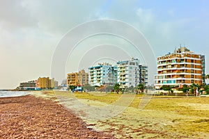 Residental district on seashore