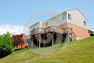 Residential 2-Story Brick Hous