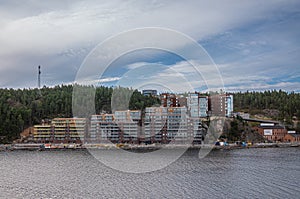 Residential apartments on Telegrafvagen, Stockholm, Sweden