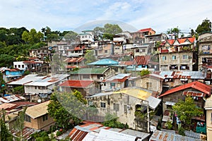 Residential area in Cebu City, Philippines