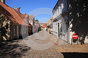 Residential area in the city Odense in Danmark.