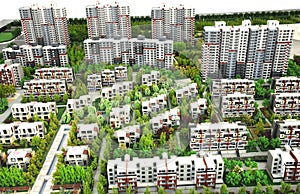 Residential area model