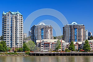 Residential area in New Westminster