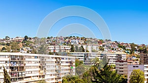 Residential area in Vina del Mar, Chile photo