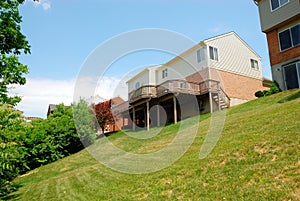 Residential back yard