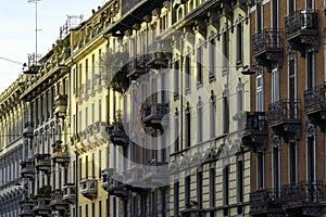 Residential building along via Guido d Arezzo in Milan