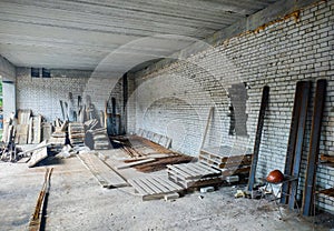 Residential Building Construction Site from the bricks
