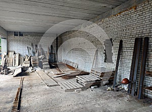 Residential Building Construction Site from the bricks
