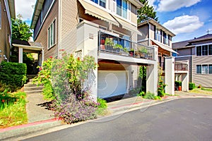 Residential building facade