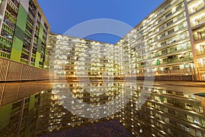 Residential building of public estate in Hong Kong