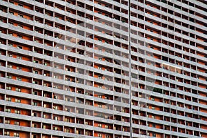 Residential building in Pyongyang, North Korea