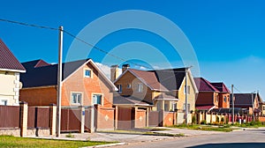 Residential buildings in a cottage village, Ulyanovsk