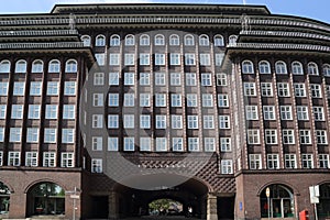 Residential buildings in Hamburg, Germany