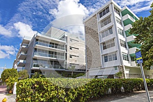 Residential buildings in Ocean Drive. Miami Beach photo