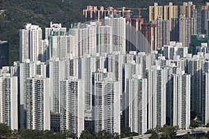 Residential buildings at Shatin New Territories Hong Kong