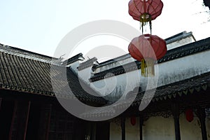 Residential buildings in the south of the Yangtze River of Suzhou in China