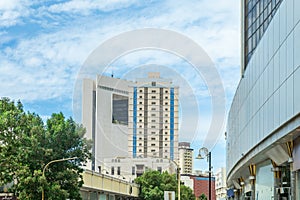 Residential and business buildings of Al-Balad, downtown central district of Jeddah, Saudi Arabia