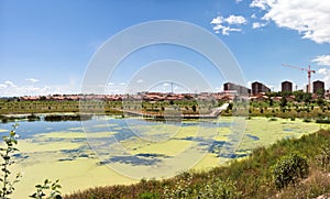 Residential construction in the Lake,China