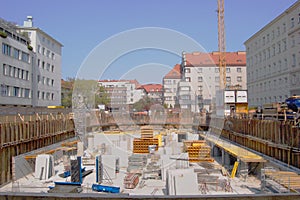 Residential construction site