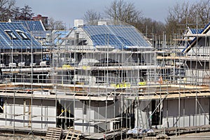 Residential construction site in the Netherlands