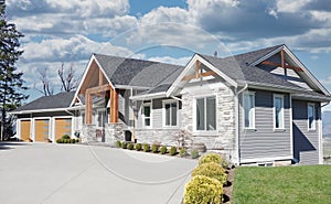 Residential Custom Rancher Home Subdivision Housing House Dwelling Construction Canada Chilliwack British Columbia