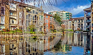 Residential District in Downtown of New Westminster