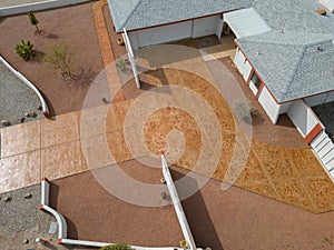 Residential driveway replacement, new stamped and stained concrete