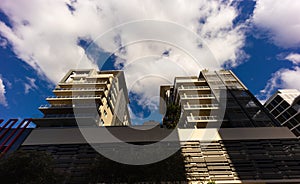 Residential high rise apartment building in inner Sydney suburb NSW Australia.