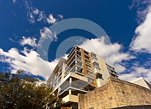 Residential high rise apartment building in inner Sydney suburb NSW Australia.