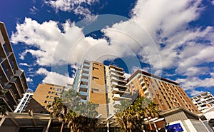 Residential high rise apartment building in inner Sydney suburb NSW Australia.