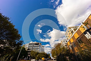 Residential high rise apartment building in inner Sydney suburb NSW Australia.