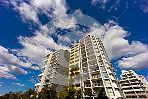 Residential high rise apartment building in inner Sydney suburb NSW Australia.