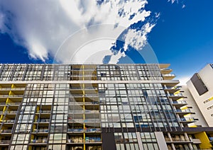 Residential high rise apartment building in inner Sydney suburb NSW Australia.