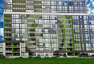 Residential high rise apartment building in inner Sydney suburb NSW Australia.